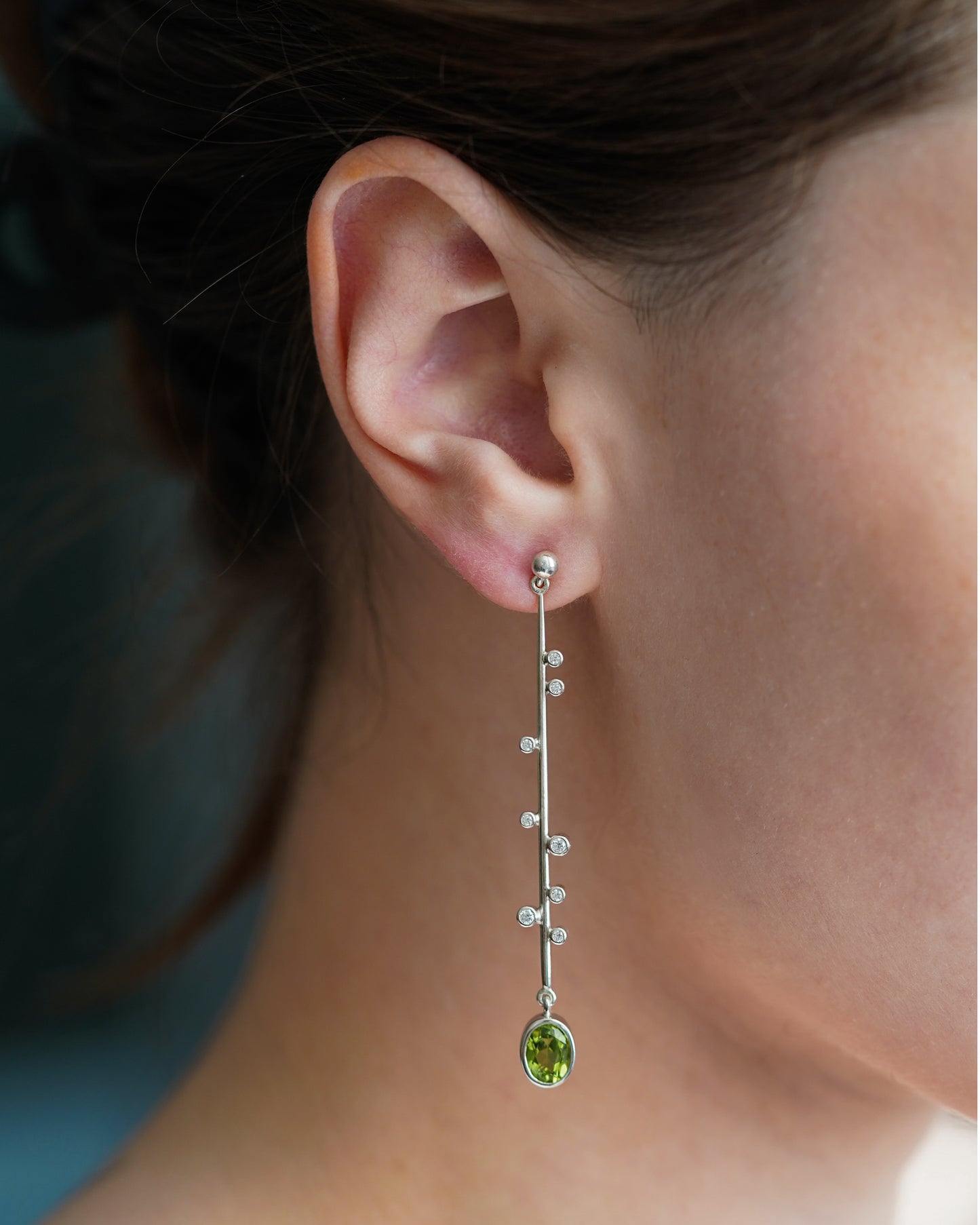 VIBERS peridot earrings