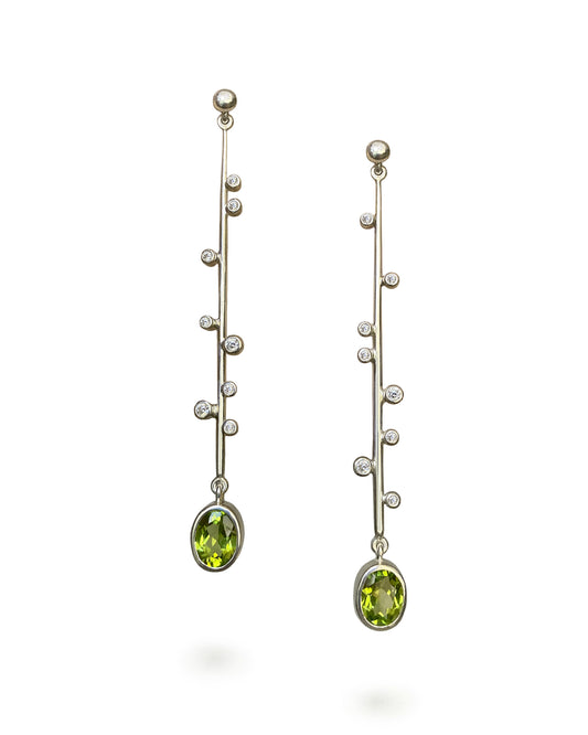 VIBERS peridot earrings